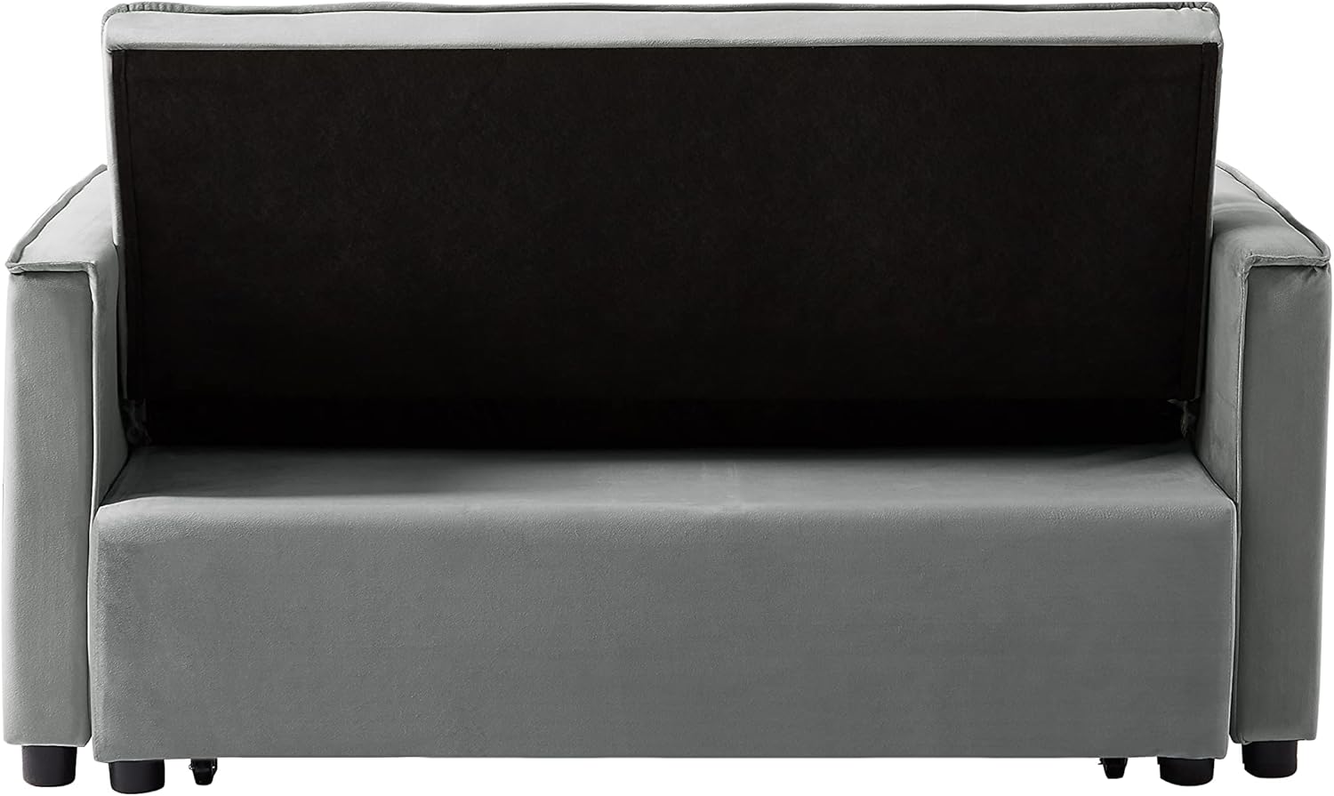 Grey 3 in 1 Convertible Sleeper Sofa Bed V7092