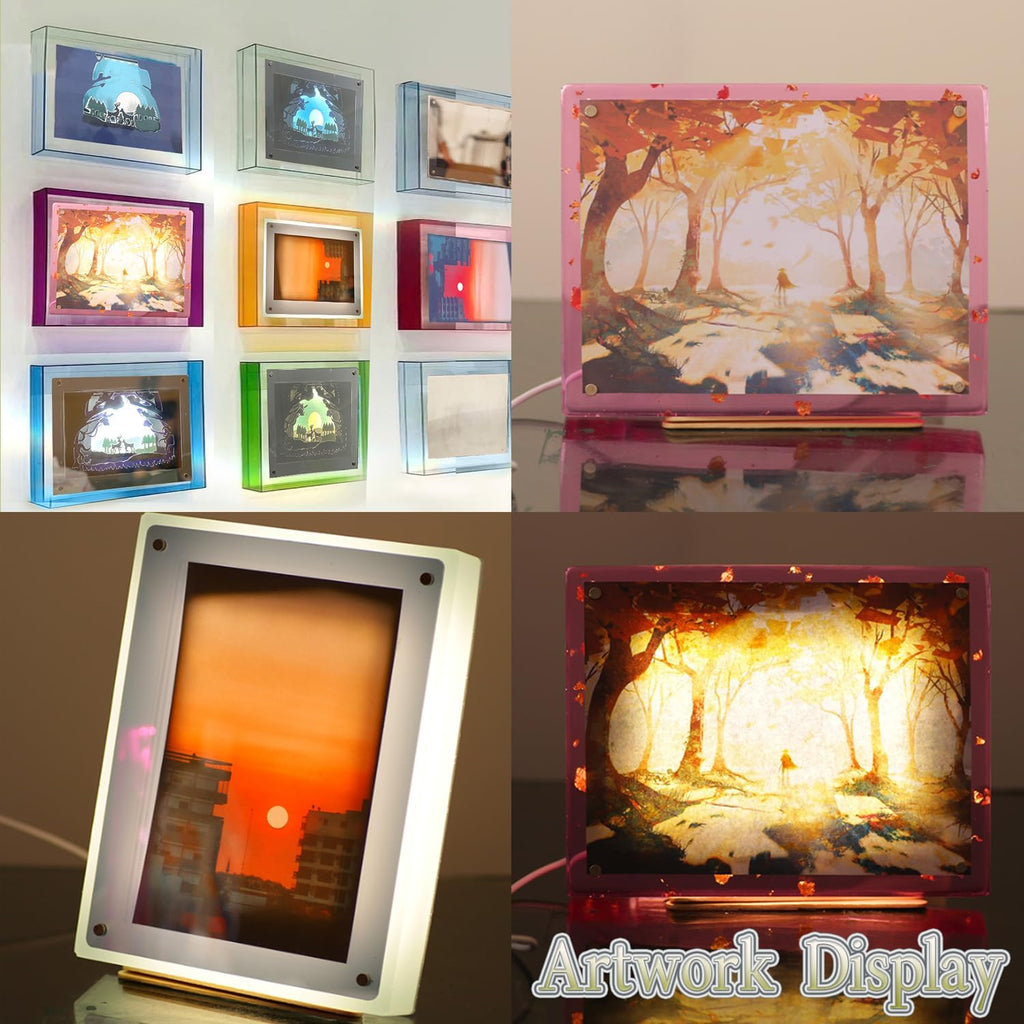 19 pcs Luminous Photo Frame Silicone Mold Set S3720