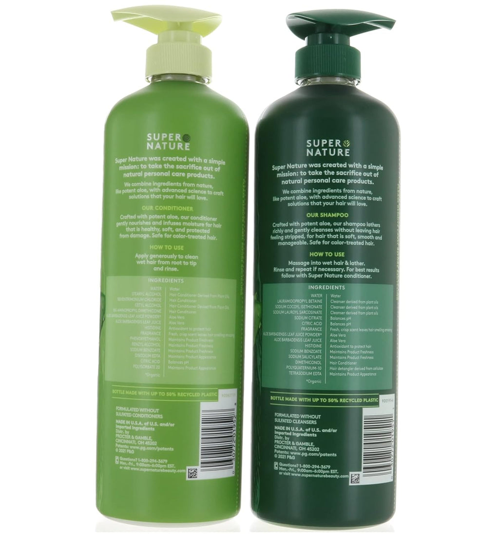 Gentle Moisture Shampoo and Conditioner Sulfates Free, 30 Fl Oz P68537