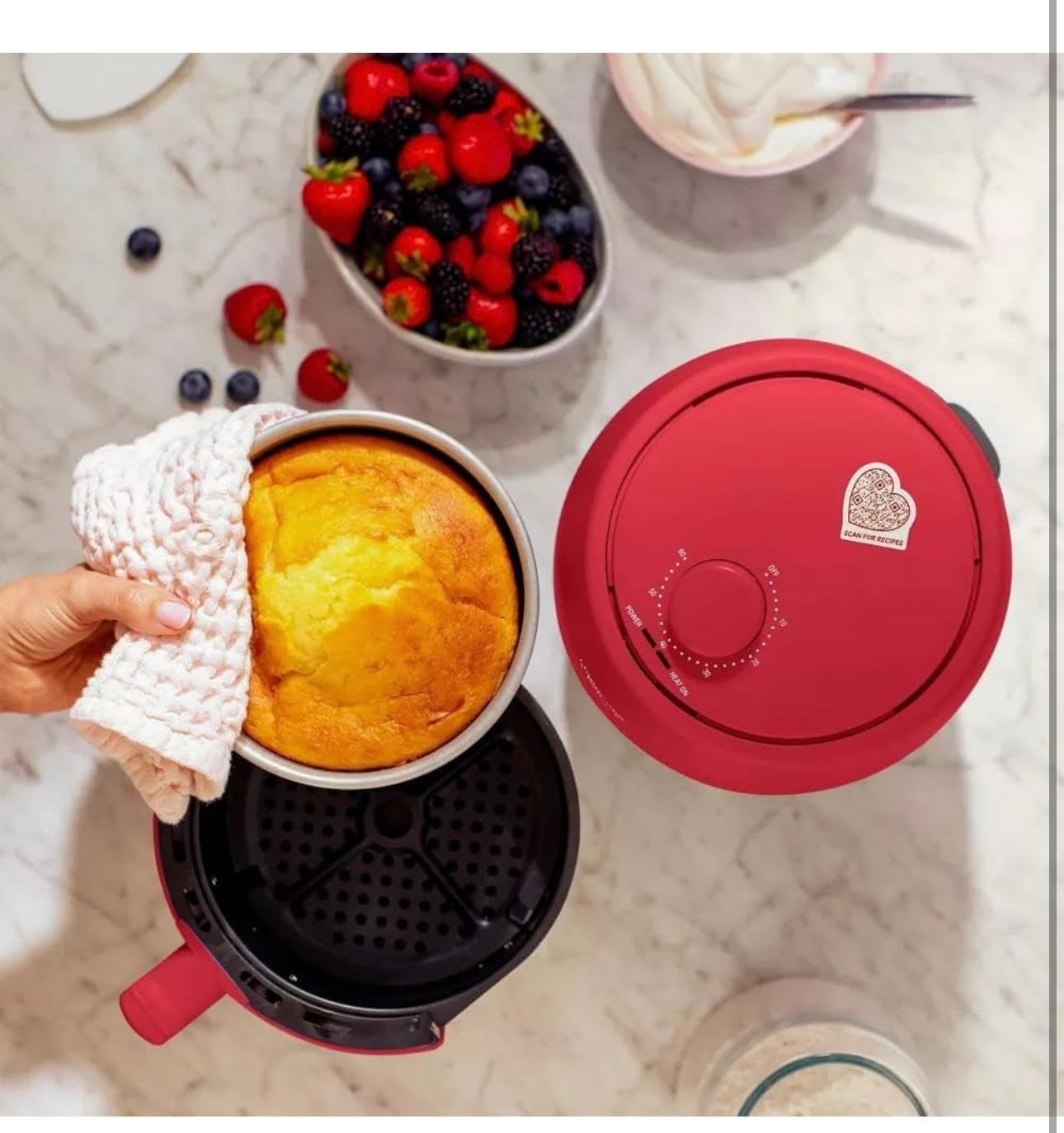 Red 2.0qt Air Fryer X37861