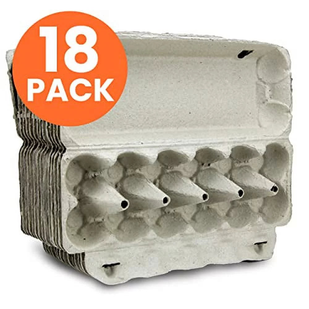[18 Pack] Printed Pulp Egg Cartons Y132895
