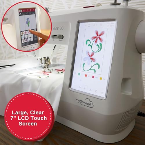 Sewing & Embroidery Machine with 250 Built-in Stitches Q9377