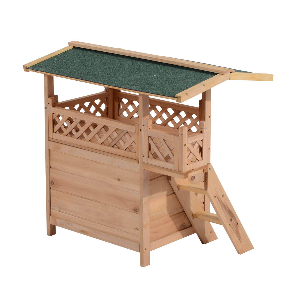 Wooden Pet House Kennel with Roof O10505