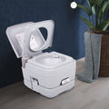 Lightweight 2.6 Gallon Flushable Camping Toilet G452