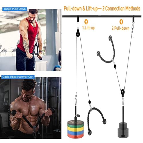 Cable Pulley System with Loading Pin and Triceps Rope N5388