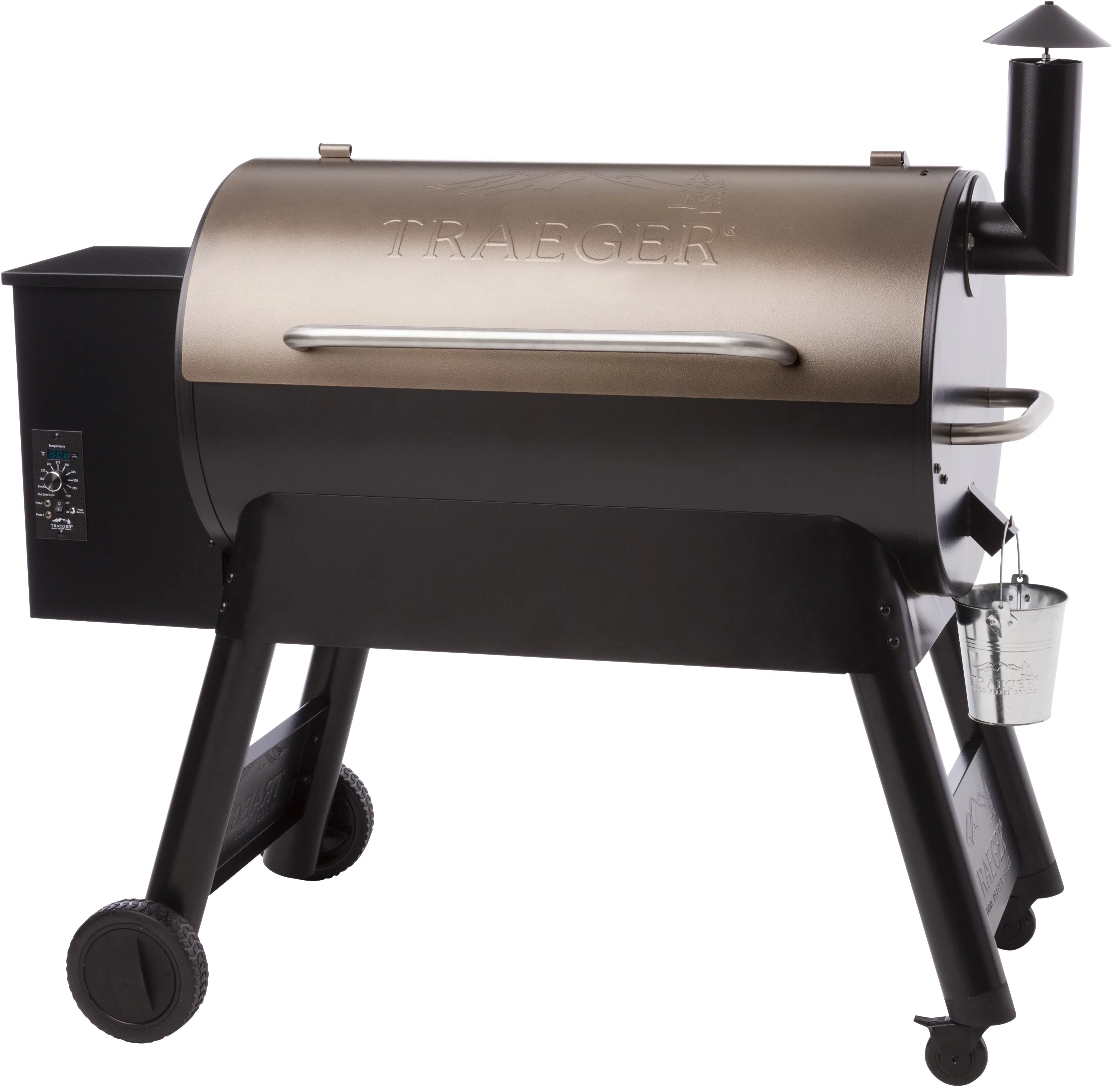 Bronze Wood Pellet Grill and Smoker B2751