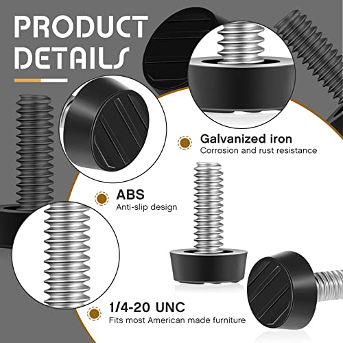 20 Pack Galvanized Steel Adjustable Furniture Levelers P591