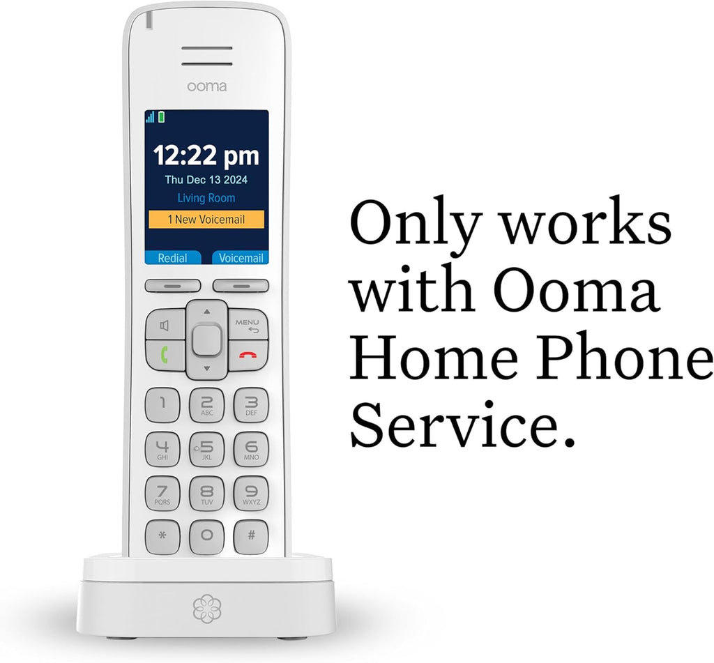 White Cordless Phone with Caller-ID X375287