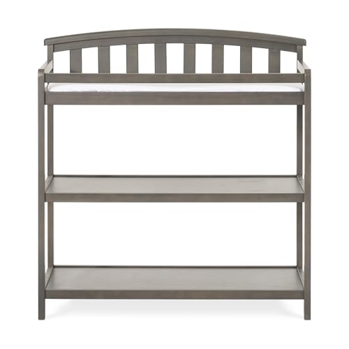2-Piece Crib and Changing Table Nursery Set (Dapper Gray) M987