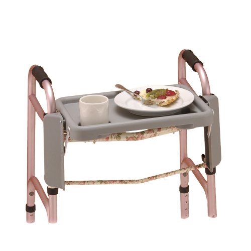 Gray Walker Tray with Two Cup Holders I89709
