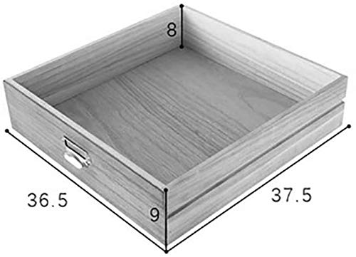 2 Layer Wood Desktop File Organizer with Drawers K624