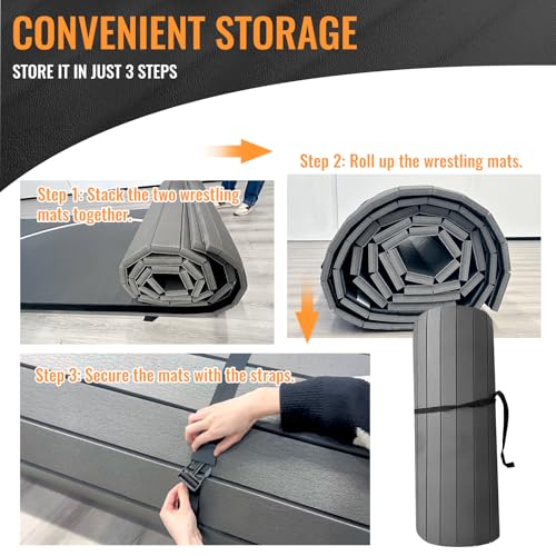 1.25" Thick Flexi Roll Wrestling Mat A148