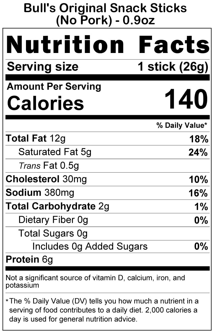 0.9oz Snack Sticks 24 Count Box P8111