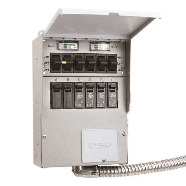 120/240-Volt 50-Amp 6-Circuit Indoor Transfer Switch W39360