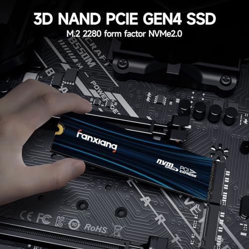 NVMe SSD 500GB PCIe 4.0 M.2 2280 Internal Solid State Drive Q9247