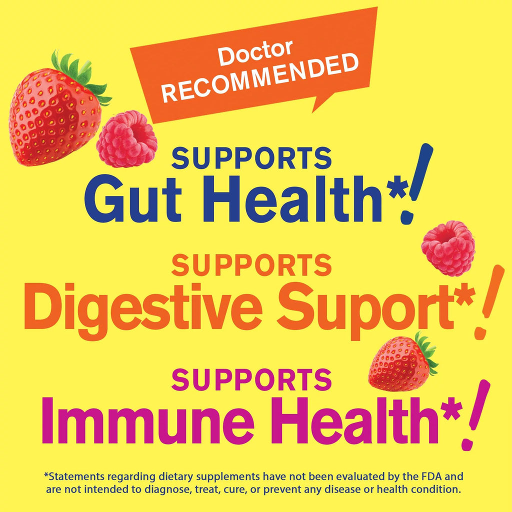 50 Billion Probiotics + Prebiotics Gummies with 12 Strains, 60 Gummies I643
