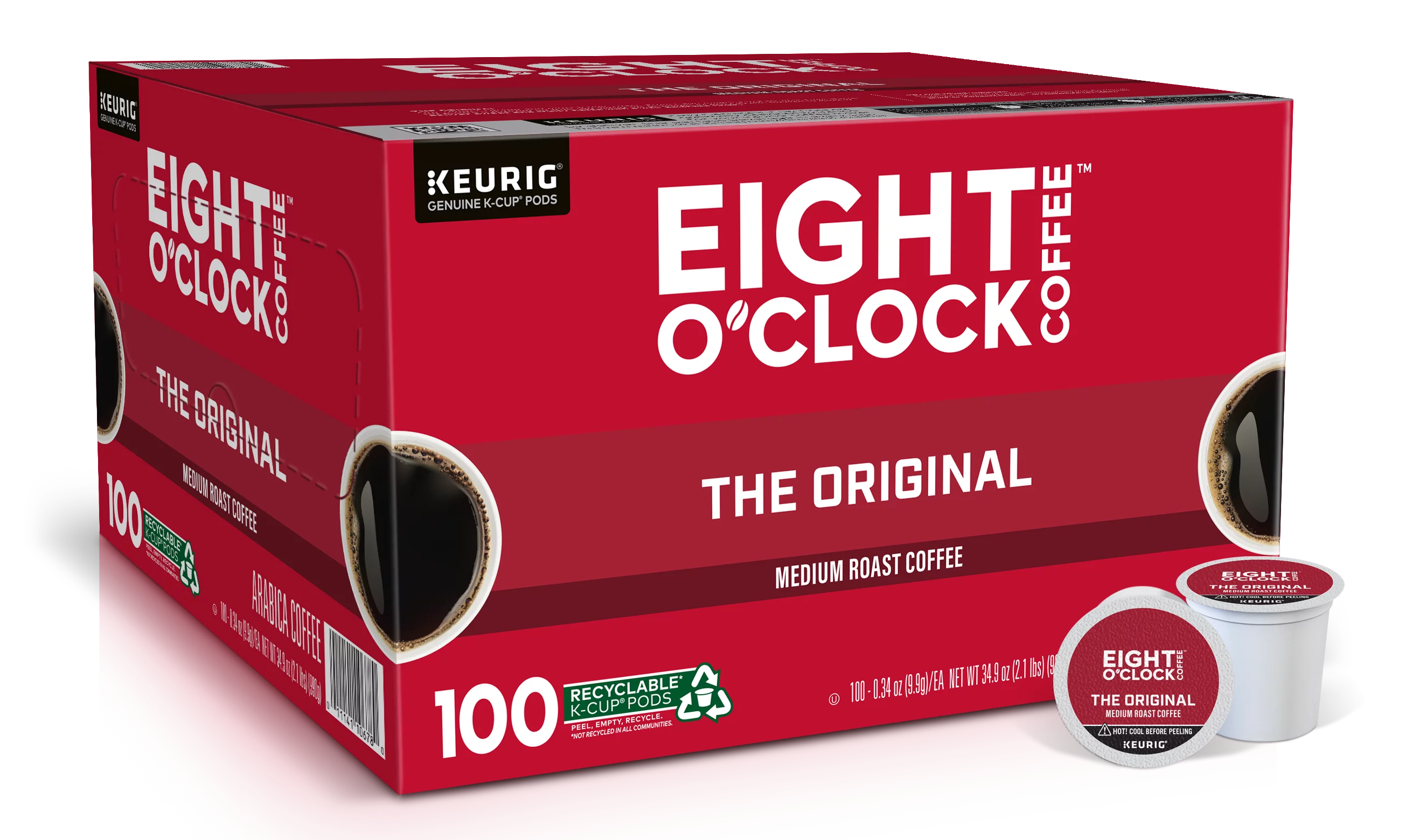 100 Ct. Medium Roast Coffee Pods J8377