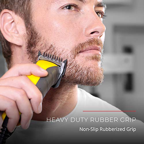 15 Piece Hair Clippers and Beard Trimmer, Yellow I344