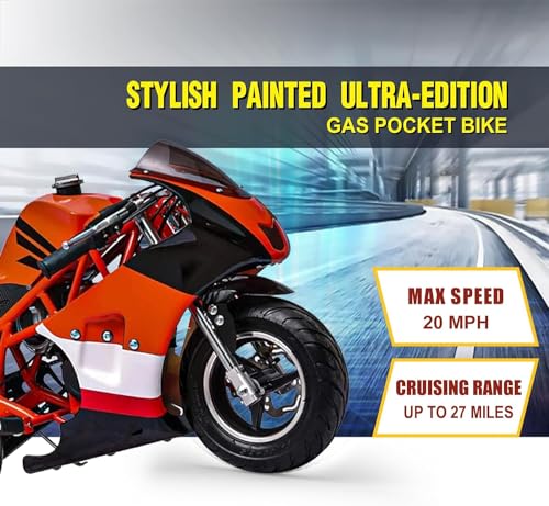 40CC 4-Stroke Gas Mini Pocket Bike U69237