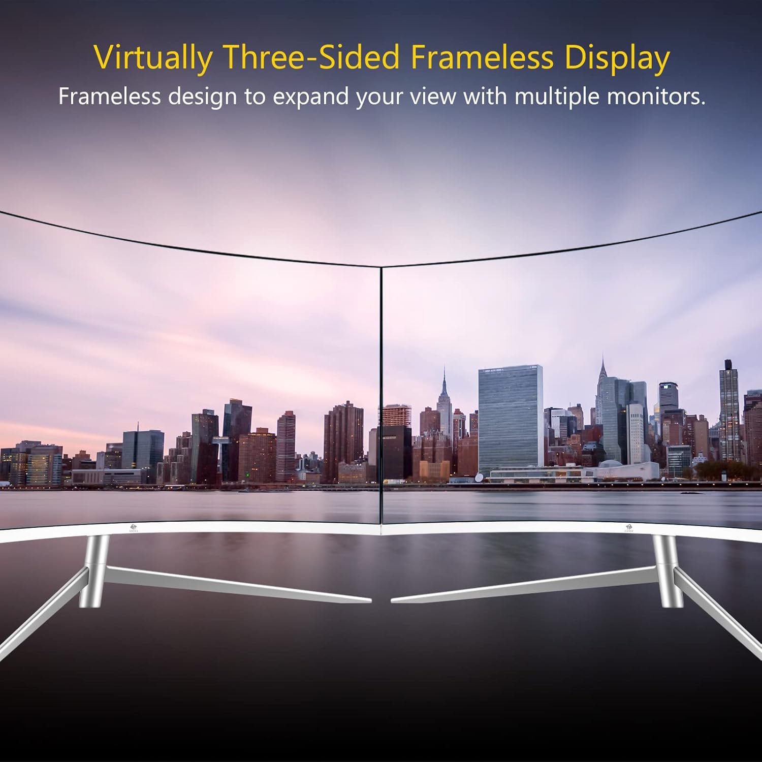 24-inch and 32-inch 2 Pack Curved Gaming Monitor Bundle F571312