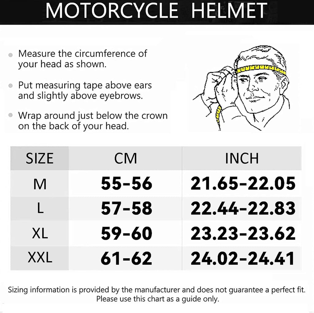 Full Face Flip Up Modular Dual Visor Motorcycle Helmet M6128