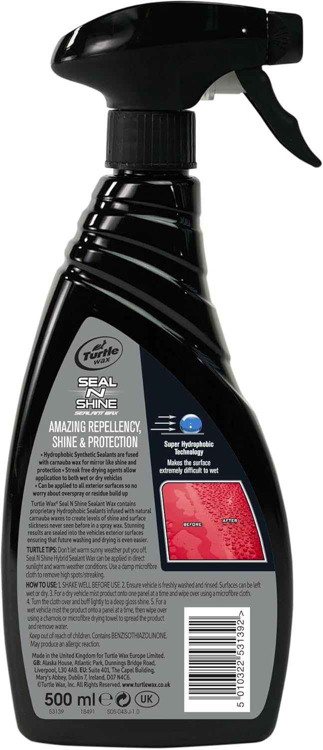 Hybrid Sealant Spray Wax Hydrophobic Fused With Carnauba (500ml) M961