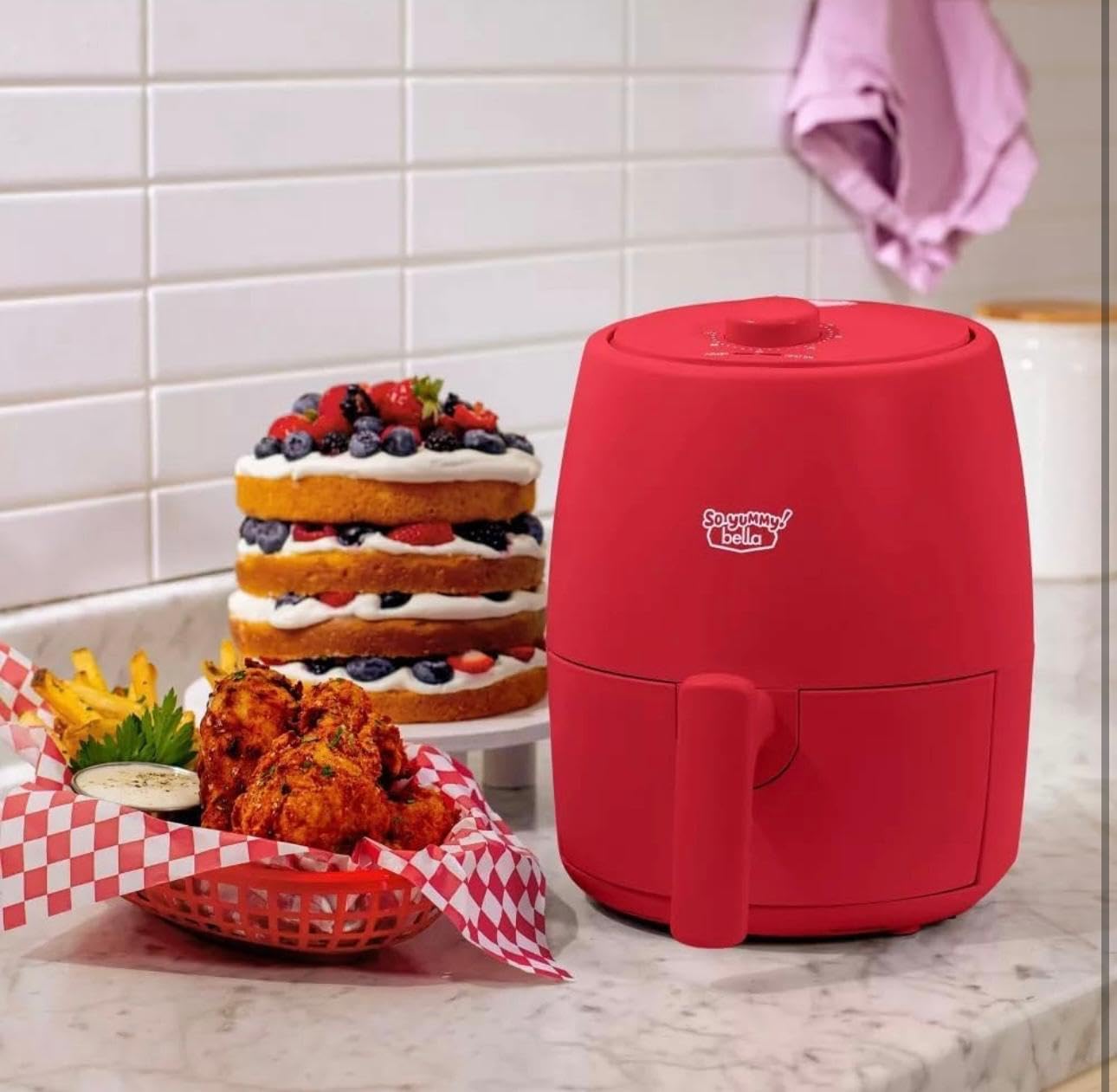 Red 2.0qt Air Fryer X37861