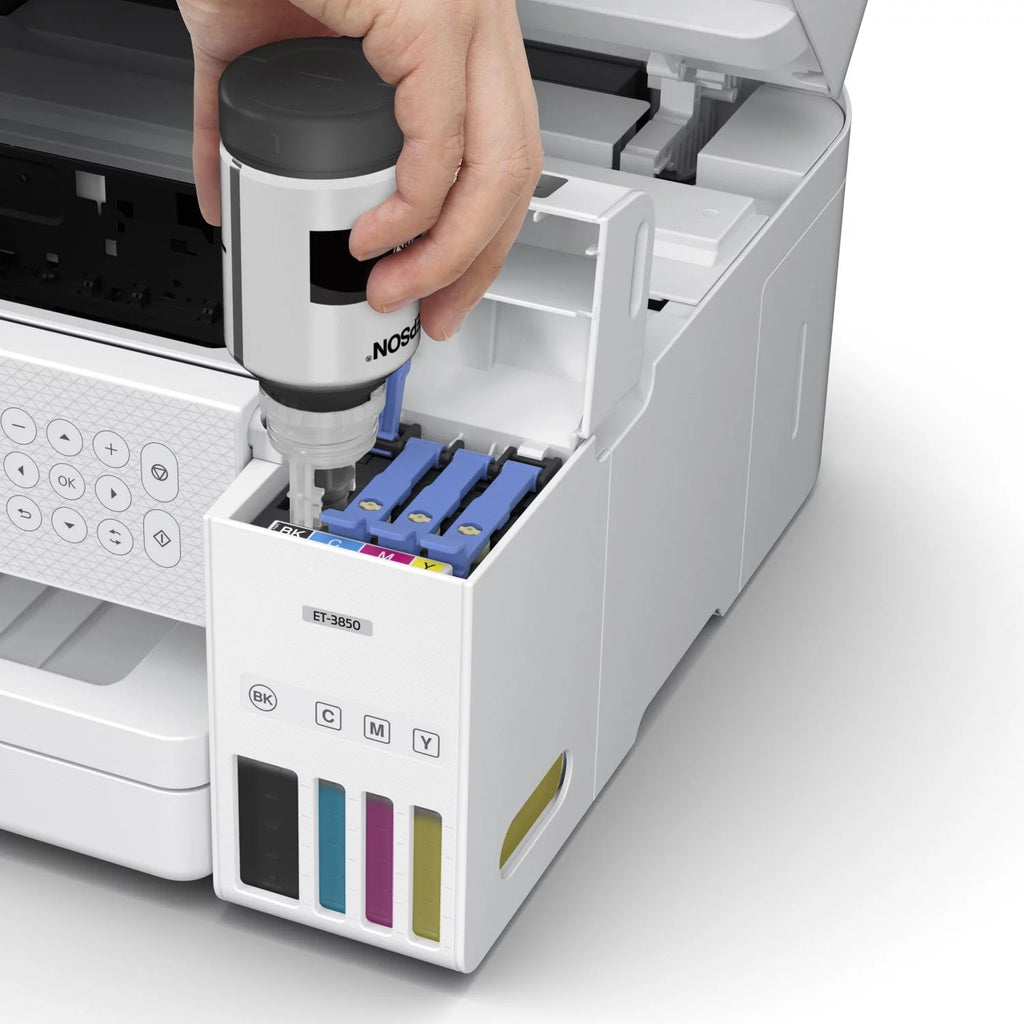 White All-in-One Inkjet Printer with Scanner, Copier I7755
