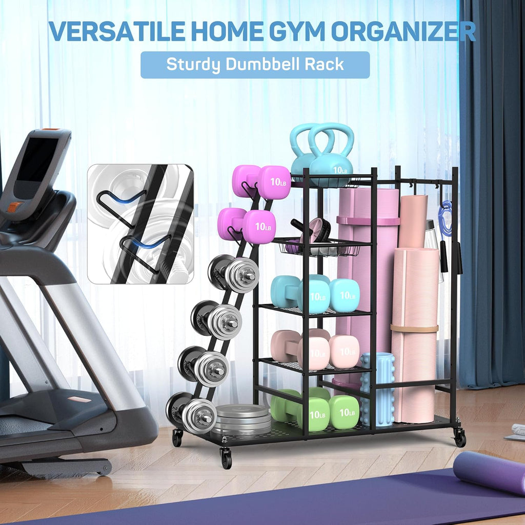Weight Rack for Dumbbells and Gym Equipment G83956