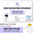 Mobile Phone Plan for 365 Days - Unlimited Talk and Text, No Data C651