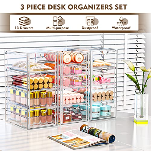 13 Drawer Acrylic Desk Organizer G415735
