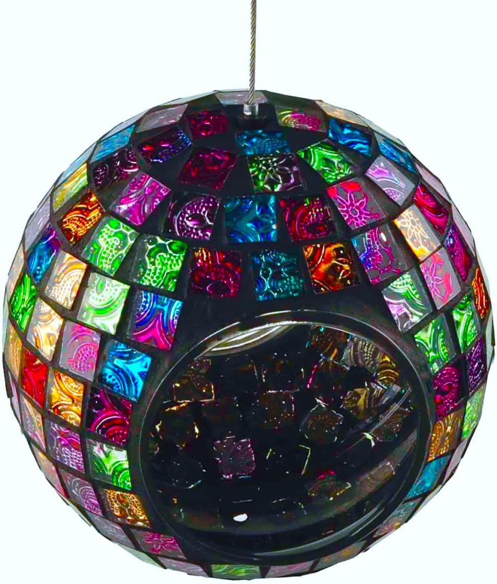 Mosaic Glass Hanging Bird Feeder M802
