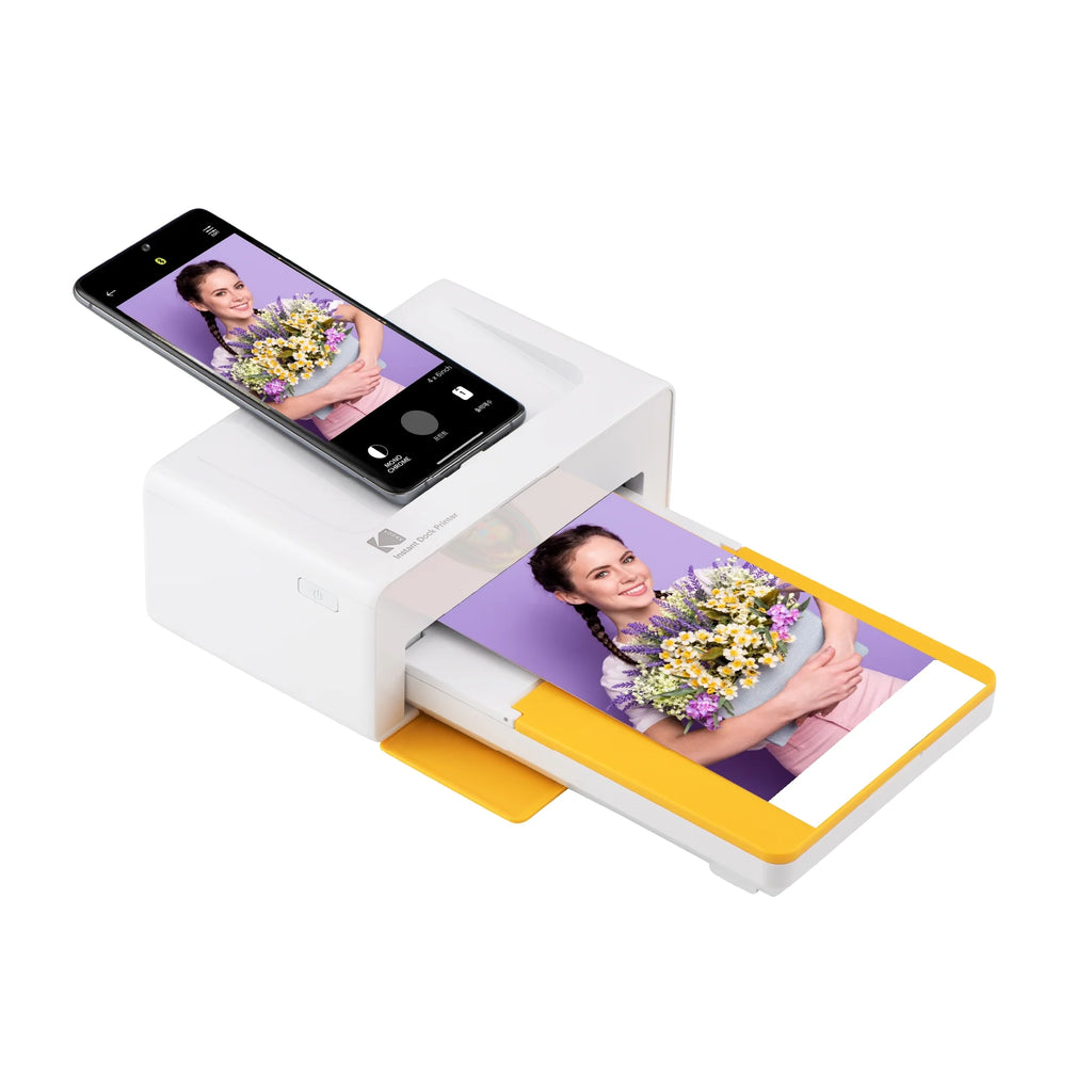 4PASS Instant Photo Printer (4x6 inches) + 10 Sheets T45842