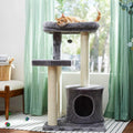 42-in Heavy Duty Faux Fur Cat Tree Condo K35633