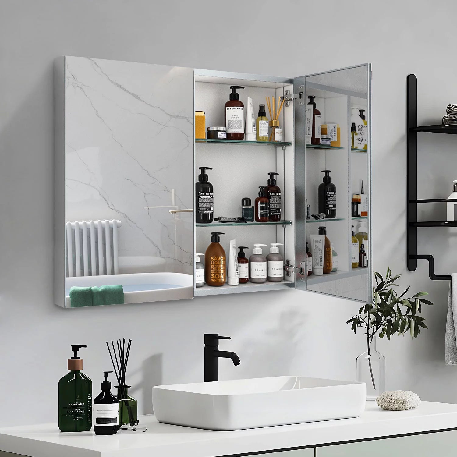 Double Door Mirror Medicine Cabinet I4201