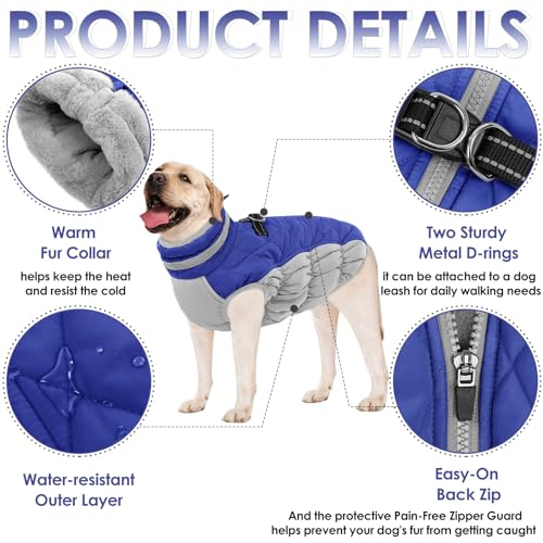 Red Dog Puffer Jacket with Harness M22065