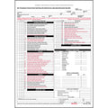 Tractor Trailer Truck Inspection Maintenance Record Form 25-pk Snap-Out 3-Ply Carbon 8.5" x 11.75" A7010