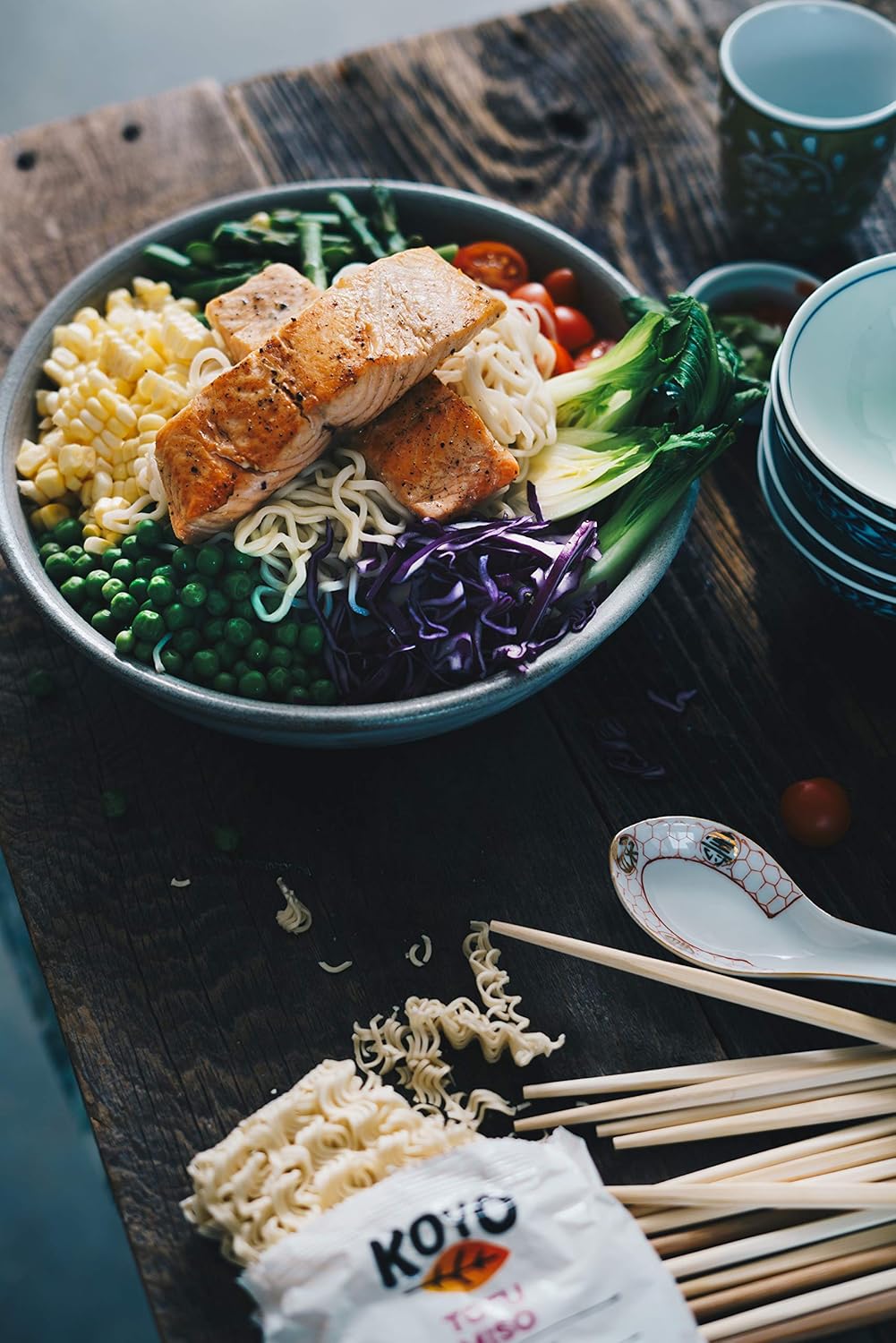 Tofu Miso Ramen Soup, Reduced Sodium, Organic Noodles, No MSG, No Preservatives, Vegan, 2.1 oz (12 Pack) V12031