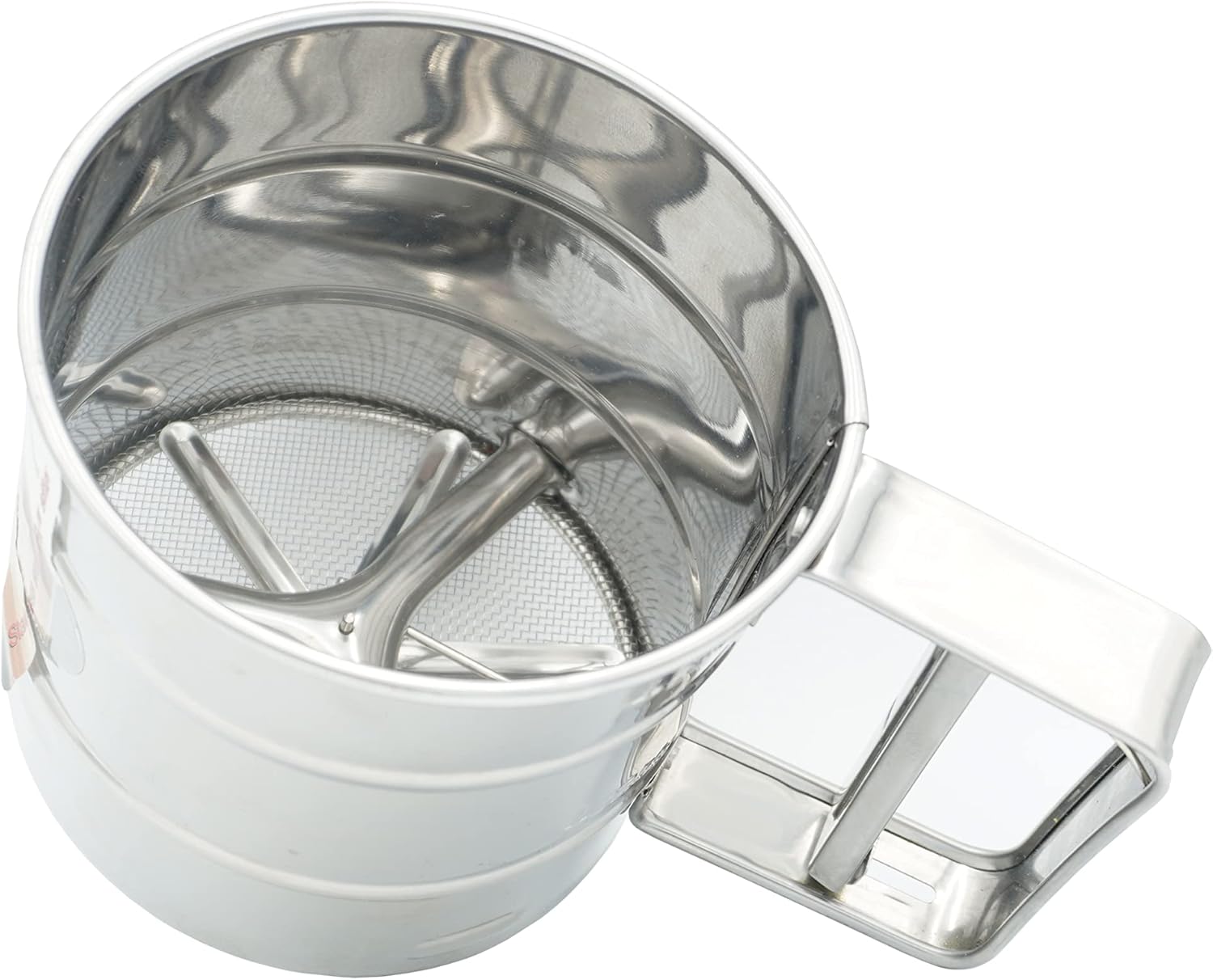 Stainless Steel Rotary Hand Crank Flour Sifter E790