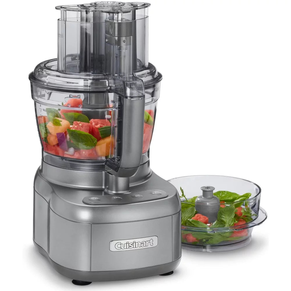 11-Cup Food Processor with 4.5-Cup Workbowls, Gunmetal A375