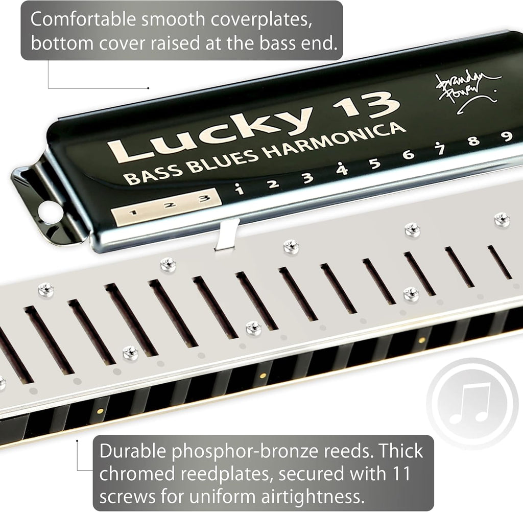 13 Holes Diatonic Harmonica C key Q794