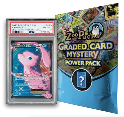 Mystery Treasures Graded Card Pack with 1 Graded Card and 1 Booster Pack T50653