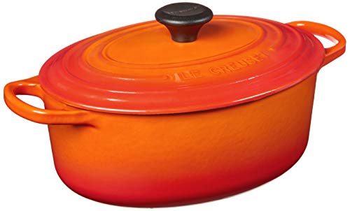 2.75 qt. Enameled Cast Iron Oval Dutch Oven M6507