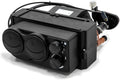 Cab Heater with Shutoff Valve, 3.4 Amps at 13.7 Volts, Includes Defrost Hoses and Vents X146898