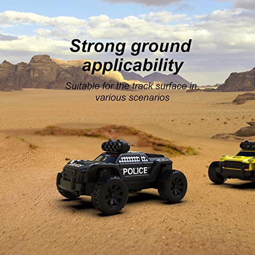 1:76 Scale Drift RC Car with Gyro Mini Full Proportional RTR 2.4GHZ Remote Control with 2 Replaceable Body Shell A989