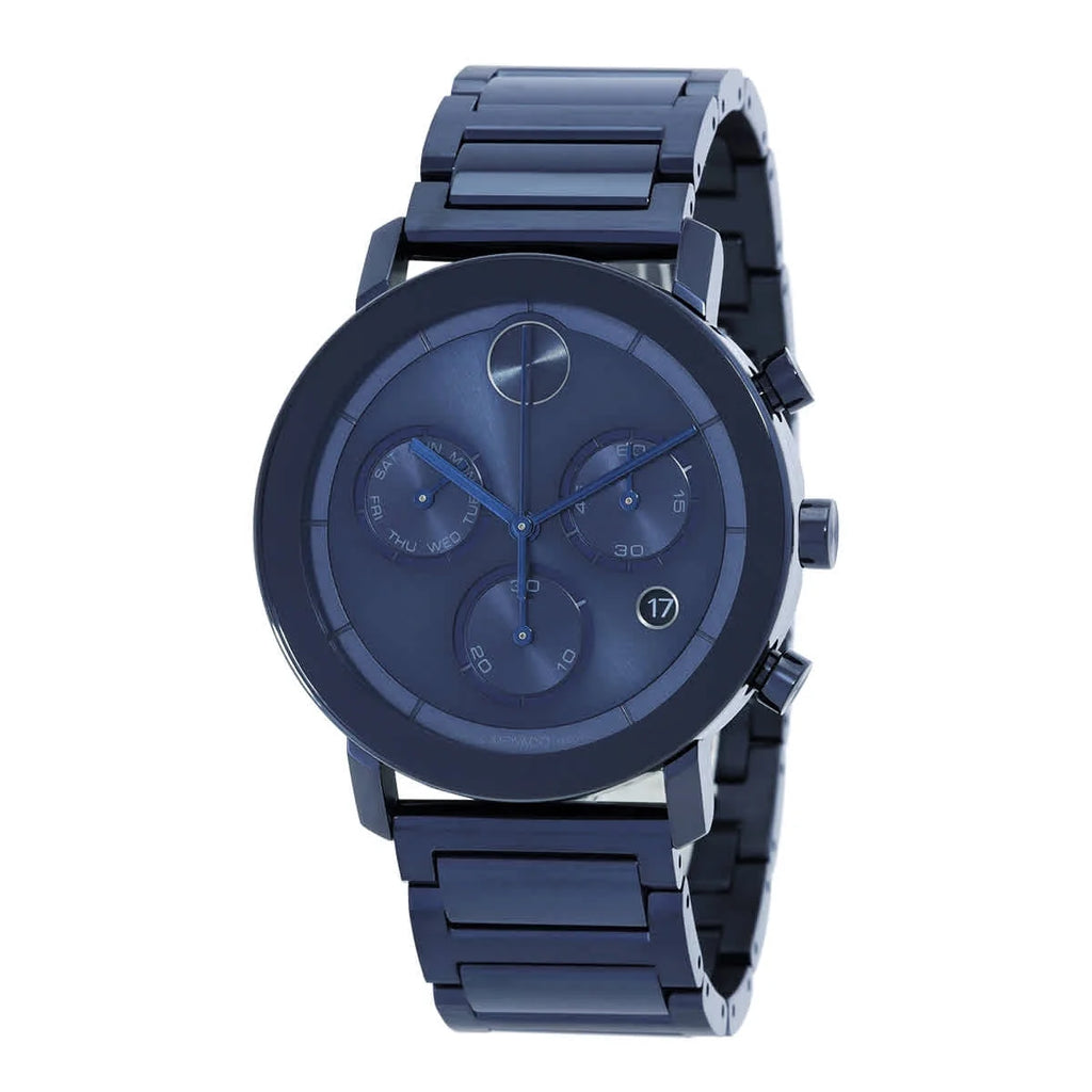 Blue Dial Chronograph Quartz Men's Watch Q787