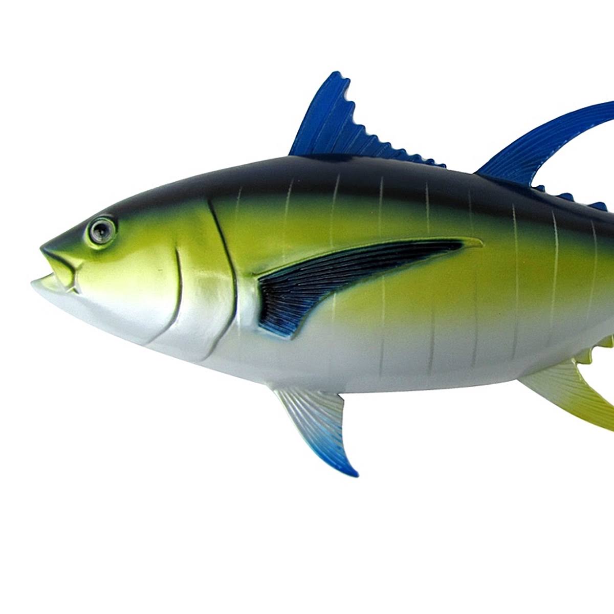 Bluefin Tuna Saltwater Fish Wall Mount Hand Painted Plaque Trophy Taxidermy L13466