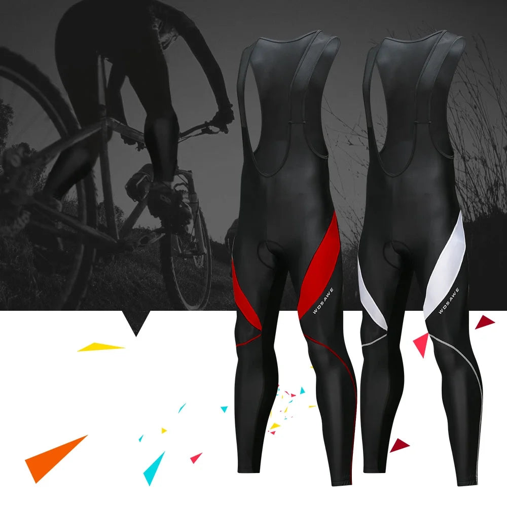 Red Thermal 3d Padded Bib Cycling Pants W775847