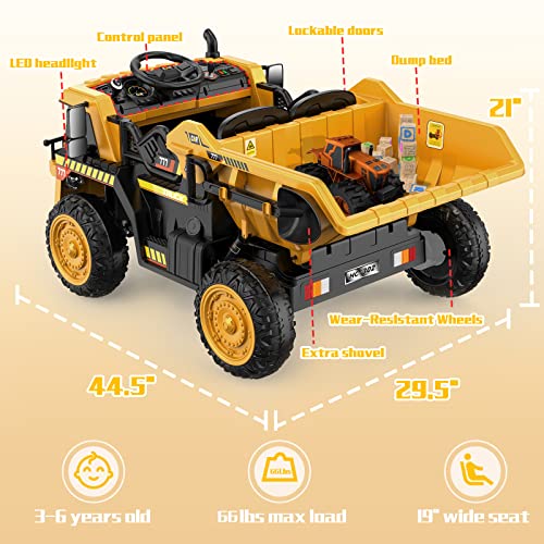 12V Ride on Dump Truck with Remote Control V675
