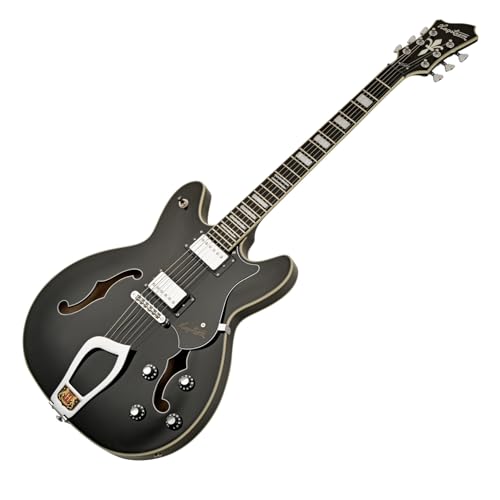 Wild Cherry Transparent Semi-Hollow Body Electric Guitar D7812